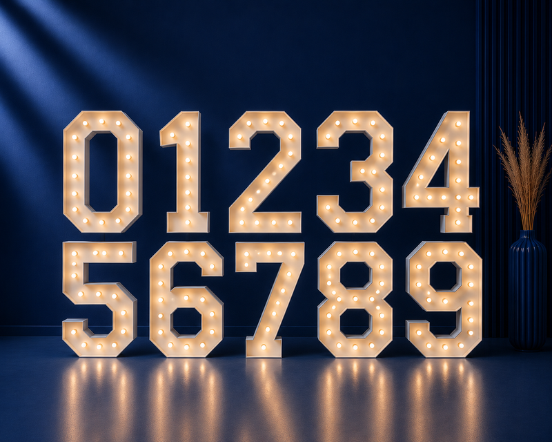 4ft light up numbers