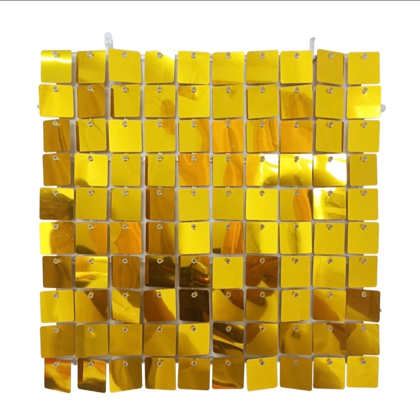 Premium Click-Together Mirror Gold Shimmer Wall – 50 Panels