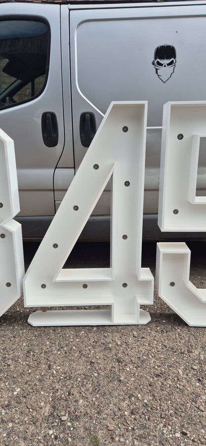 4ft Marquee Numbers
