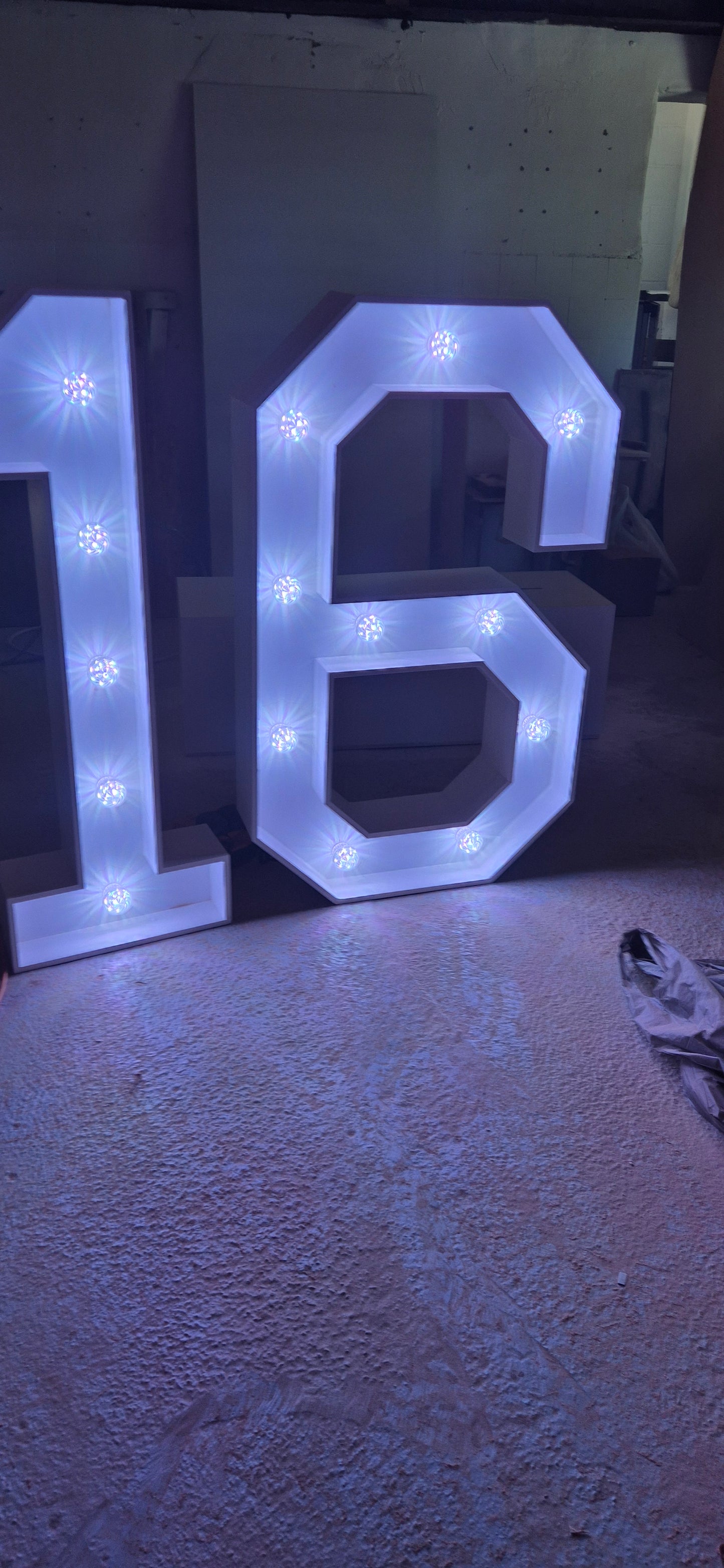 4ft Marquee Numbers
