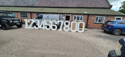 Full Set Of 4ft Marquee Numbers